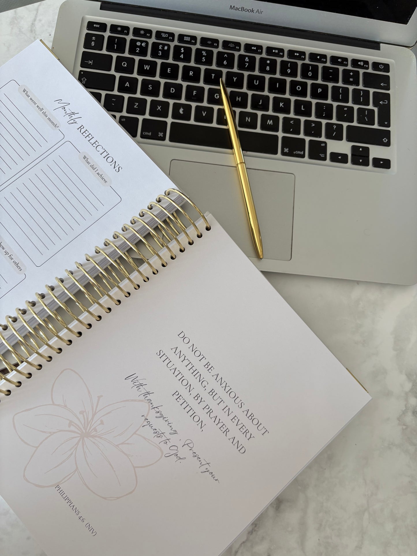 Gentle Faith Planner— Undated Christian Planner for Women